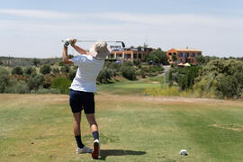 Jugador de la Universidad Toulouse 1 Capitole. Campeonato Europeo de Golf Universitario. Antequera. Junio de 2019