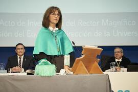 Toma de posesión de Rosario Gutiérrez Pérez como nueva Vicerrectora de Cultura de la Universidad de Málaga. Paraninfo. Marzo de 2024