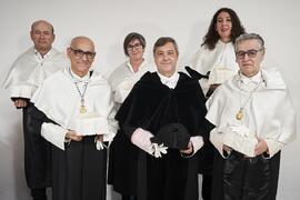 Foto de grupo. Toma de posesión del Rector de la Universidad de Málaga y su equipo de gobierno. Paraninfo. Marzo de 2024