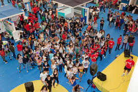 Jornadas de Puertas Abiertas de la Universidad de Málaga. Complejo Polideportivo Universitario. Abril de 2013