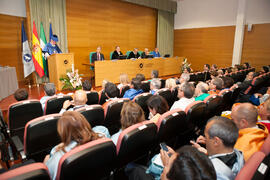 Investidura como Doctor "Honoris Causa" de Antonio Luque por la Facultad de Ciencias de la Universidad de Málaga. Edificio del Rectorado. Octubre de 2016