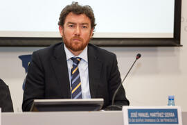 José Manuel Martínez Sierra. Tercera sesión del X Pleno del Consejo Universitario Iberoamericano (CUIB) en la Universidad de Málaga. Rectorado. Marzo de 2012
