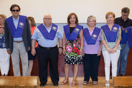 Graduación del alumnado del Aula de Mayores de la Universidad de Málaga. Paraninfo. Junio de 2015