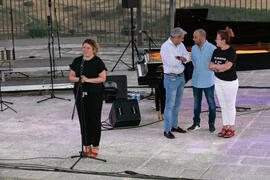Intervención de María Teresa Valdenebro en la presentación del concierto de Dorantes. Cursos de Verano de la Universidad de Málaga. Ronda. Julio de 2018