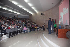 Presentación de spots en el 3º Campus Audiovisual de la Universidad de Málaga: Creatividad Publicitaria. Facultad de Ciencias de la Comunicación. Octubre de 2009