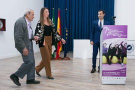 Francisco Contreras, "Súper Paco". Inauguración del 7º Congreso Internacional de Actividad Física Deportiva para Mayores. Escuela Técnica Superior de Ingeniería de Telecomunicaciones y de Informática. Noviembre de 2017