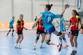 Partido Universidad de Colonia - Universidad de Aksaray. Categoría femenina. Campeonato Europeo Universitario de Balonmano. Antequera. Julio de 2017