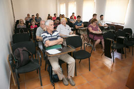 Asistentes al curso "Un siglo de la Asamblea de Ronda". Cursos de Verano de la Universidad de Málaga. Ronda. Julio de 2018