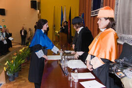 Investidura de nuevos doctores por la Universidad de Málaga. Paraninfo. Diciembre de 2009