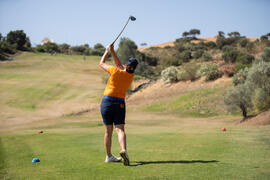Jugadora de la Universidad de Borgoña. Campeonato Europeo de Golf Universitario. Antequera. Junio de 2019