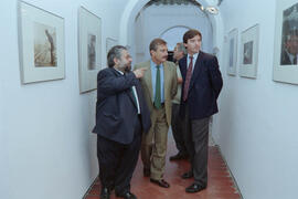 Inauguración de la exposición "Las Fuentes de la Memoria II". Palacio de Buenavista, Málaga. Mayo de 1994