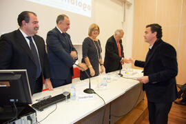 Inauguración curso de farmacología de la Universidad de Málaga. Colegio de Médicos. Málaga. Enero de 2012
