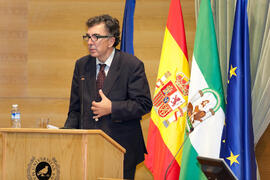 Encuentros con Cultura: Eugenio Chicano. Edificio del Rectorado. Noviembre de 2011