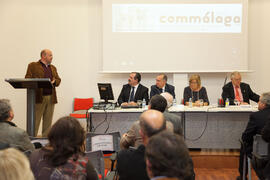 Inauguración curso de farmacología de la Universidad de Málaga. Colegio de Médicos. Málaga. Enero de 2012