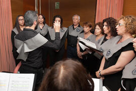 Coro Oficial de la Universidad de Málaga en la investidura como Doctor "Honoris Causa" de Hans-Dieter Wienberg por la Facultad de Ciencias de la Universidad de Málaga. Rectorado. Mayo de 2016