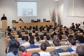 Jean-Philippe Vassal. Conferencia inaugural del curso 2015-2016 de la Escuela Técnica Superior de Arquitectura de la Universidad de Málaga. Campus de El Ejido. Octubre de 2015