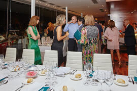 Cena Homenaje al profesorado y PAS jubilado de la Facultad de Económicas. Hotel AC Málaga Palacio. Septiembre de 2014