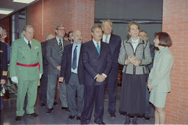 Inauguración de la Facultad de Psicología y la Biblioteca General por parte de la Infanta Elena. Campus de Teatinos, Málaga. Diciembre de 1993
