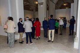 Inauguración de la exposición "Eugenio Chicano Siempre". Museo de Málaga. Mayo de 2021