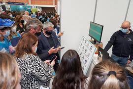 Visita a la Jornada de Puertas Abiertas de la Universidad de Málaga. Complejo Polideportivo Universitario. Marzo de 2022