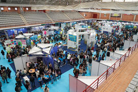 Jornada de Puertas Abiertas de la Universidad de Málaga. Complejo Polideportivo Universitario. Marzo de 2022