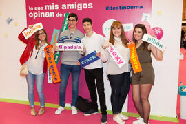 Photocall. Jornada de Puertas Abiertas de la Universidad de Málaga. Complejo Polideportivo Universitario. Abril de 2016