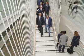Visita a la nueva facultad de Psicología y Logopedia de la Universidad de Málaga tras su inauguración. Campus de Teatinos. Octubre de 2022