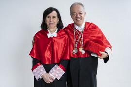 Retrato previo a la investidura de Emilia Casas Baamonde como Doctora "Honoris Causa" por la Facultad de Derecho de la Universidad de Málaga. Pabellón de Gobierno. Noviembre de 2022