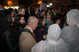Momentos previos a la gala inaugural de la XXV edición de Fancine de la Universidad de Málaga. Teatro Cervantes. Noviembre de 2015
