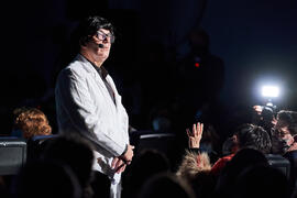 José Corbacho en la gala de inauguración de la 31ª edición de Fancine de la Universidad de Málaga. Cine Albéniz. Noviembre de 2021