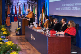 Laudatio de Carlos Camacho Peñalosa. Padrino en la investidura de Felipe Romera como Doctor "Honoris Causa" por la por la Escuela Técnica Superior de Ingeniería de Telecomunicación de la Universidad de Málaga. Paraninfo. Marzo de 2022