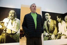 Salvador Montesa. Exposición "Aguatintas por Seguiriyas", de Eugenio Chicano. Palacio Episcopal de Málaga. Enero de 2019