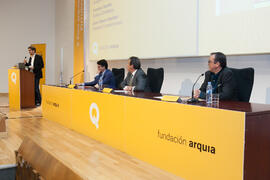 Entrega de premios. V Foro Arquia/Próxima 2016: Futuro Imperfecto. Paraninfo. Octubre de 2016
