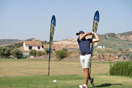 Jugador de la Universidad de Málaga. Campeonato Europeo de Golf Universitario. Antequera. Junio de 2019
