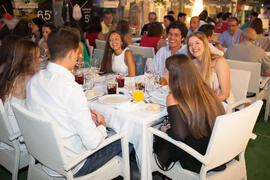 Cena de gala en el restaurante El Palmeral. Olimpiada Española de Economía, Fase Nacional. Puerto de Málaga Muelle 2 El Palmeral de las Sorpresas. Junio de 2015