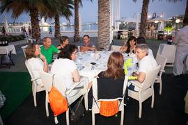 Cena de gala en el restaurante El Palmeral. Olimpiada Española de Economía, Fase Nacional. Puerto de Málaga Muelle 2 El Palmeral de las Sorpresas. Junio de 2015