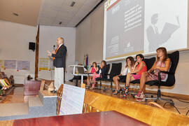 Acto de bienvenida a los alumnos de primer curso de Económicas. Paraninfo. Septiembre de 2014