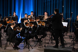 Concierto de Bandas Sonoras de la 30 edición de Fancine de la Universidad de Málaga. Auditorio de la Escuela Técnica de Ingeniería de Telecomunicaciones e Informática. Noviembre de 2020