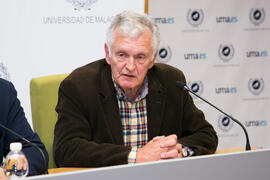 Gilbert Haffner. Presentación del libro "Celebración de París: Lugares y gentes". Edificio del Rectorado. Octubre de 2017