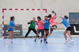 Partido Uruguay - India. Categoría femenina. Campeonato del Mundo Universitario de Balonmano. Antequera. Julio de 2016