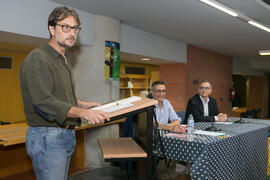 Eduardo Retamero en las Lecturas Poéticas en la UMA: "Poemas para el Siglo XXI". Biblioteca General. Octubre de 2017