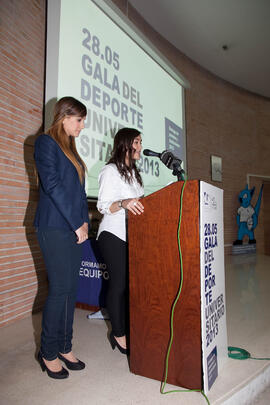 Gala del deporte de la Universidad de Málaga. Facultad de Ciencias de la Comunicación. Mayo de 2013