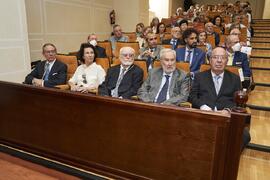 Asistentes a la celebración del 50 Aniversario de la Facultad de Medicina de la Universidad de Málaga. Facultad de Medicina. Octubre de 2022