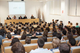 Intervención de Antonio Álvarez Gil. Conferencia inaugural del curso 2015-2016 de la Escuela Técnica Superior de Arquitectura de la Universidad de Málaga. Campus de El Ejido. Octubre de 2015