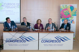 Mesa redonda: "Los proveedores de servicios: los hospitales". Curso "Turismo sanitario: asignatura pendiente". Cursos de Verano de la Universidad de Málaga. Marbella. Julio de 2018