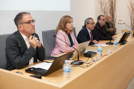 Intervención de José Ángel Narváez. Conferencia inaugural del curso 2015-2016 de la Escuela Técnica Superior de Arquitectura de la Universidad de Málaga. Campus de El Ejido. Octubre de 2015