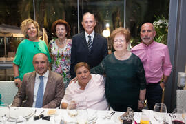 Cena Homenaje a profesores y PAS jubilados de la Facultad de Económicas. Restaurante El Palmeral. Septiembre de 2015