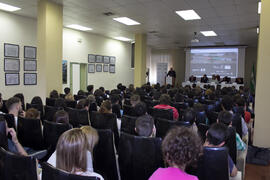 Intervención de Daniel Salobreña. Jornada de clausura del I Concurso de Creación de Empresas. Facultad de Ciencias Económicas y Empresariales. Málaga. Mayo de 2015
