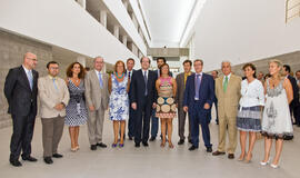 Visita oficial del Ministro Ángel Gabilondo a la Universidad de Málaga. Julio de 2009