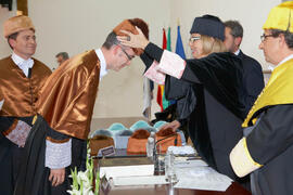 Investidura de nuevos doctores por la Universidad de Málaga. Paraninfo. Febrero de 2012